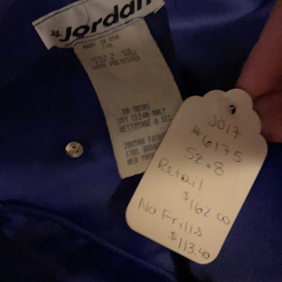 NWT Purple beautiful VINTAGE evening gown prom - Picture 12 of 12